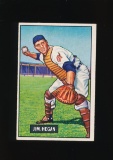 1951 Bowman Baseball Card #79 Jim Hegan Cleveland Indians