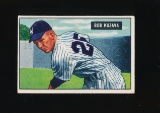 1951 Bowman Baseball Card #97 Bob Kuzava Washington Senators