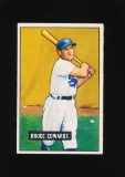 1951 Bowman Baseball Card #116 Bruce Edwards Brooklyn Dodgers