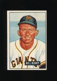 1951 Bowman Baseball Card #125 Bill Rigney New York Giants