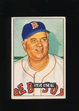 1951 Bowman Baseball Card #201 Steve O'Neill Boston Red Sox