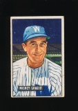 1951 Bowman Baseball Card #205 Mickey Grasso Washington Senators
