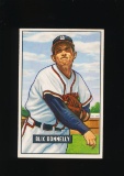 1951 Bowman Baseball Card #208 Blix Donnelly Boston Braves