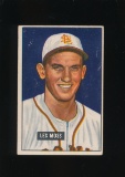 1951 Bowman Baseball Card #210 Les Moss Boston Red Sox