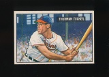 1951 Bowman Baseball Card #222 Thurman Tucker Cleveland Indans