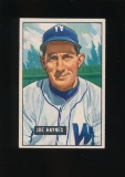 1951 Bowman Baseball Card #240 Joe Haynes Washington Senators