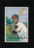 1951 Bowman Baseball Card #242 Sam Jethroe Boston Braves