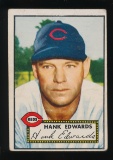 1952 Topps Basrball Card #176 Hank Edwards Cincinnarti Reds