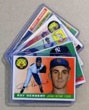 (5) 1955 & 1956 Topps Baseball Cards