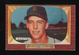 1955 Bowman Baseball Card #121 Rufus Crawford Detoit Tigers