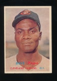 1957 Topps Baseball Card #249 Dave Pope Cleveland Indians