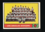 1961 Topps Baseball Card #86 Los Angeles Dodgers Team