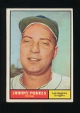 1961 Topps Baseball Card #109 Johnny Podres Los Angeles Dodgers