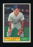 1961 Topps Baseball Card #493 Don Zimmer Chicago Cubs