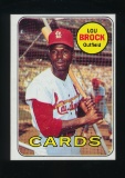 1969 Topps Baseball Card #85 Lou Brock St Louis Cardinals