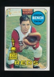 1969 Topps Baseball Card #95 Johnny Bench Cincinnati Reds