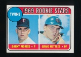 1969 Topps Baseball Card #99 Twin Rookie Stars: Danny Thomas-Craig Nettles