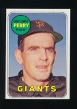 1969 Topps Baseball Card #485 Gaylord Perry San Francisco Giants