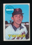 1969 Topps Baseball Card #547 Billy Martin Minnesota Twins Manager
