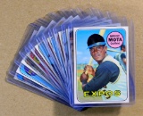 (12) 1969 Topps Low Number Baseball Cards (Commons).  EX or Higher Grade Co