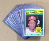 (12) 1969 Topps Low Number Baseball Cards (Commons).  EX or Higher Grade Co