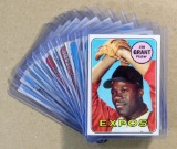 (12) 1969 Topps Low Number Baseball Cards (Commons).  EX or Higher Grade Co