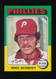 1975 Topps Baseball Card #70 Mike Schmidt Philadelphia Phillies