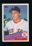 1985 Topps ROOKIE Baseball Card #181 Rookie Roger Clemens Boston Red Sox