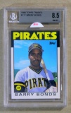 1986 Topps Traded ROOKIE Baseball Card #11T Barry Bonds Pittsburgh Pirates.