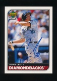 1998 Upper Deck Retro Sign of The Times AUTOGRAPED Baseball Card Travis Lee