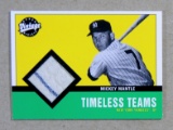 2001 Upper Deck GAME WORN JERSEY Baseball Card #NYY-MM Mickey Mantle New Yo