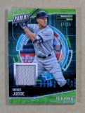 2018 Panini GAME WORN JERSEY Baseball Card #AJ Aaron Judge New York Yankees