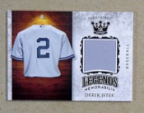 2018 SAGE GAME WORN JERSEY Baseball Card #LSM-6 Derek Jeter New York Yankee