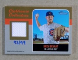 2019 Topps Clubhouse Collection GAME WORN JERSEY Baseball Card #CCR-KB Kris
