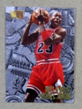 1996 Fleer Metal Nuts & Bolts Basketball Card #212 Michael Jordan Chicago B