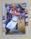 2017 Panini Donruss Optic Prizm Basketball Card #27 LeBron James Cleveland