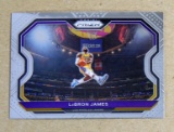 2020-21 Panini Prizm Basketball Card #1 LeBron James Los Angeles Lakers