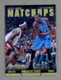 2014 NBA Hoops Matchups Basketball Card #8 Kevin Durant & LeBron James