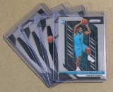 (4) Panini Prizm Rookie Basketball Cards: Devonte Graham-Jonathan Isacc-Mar