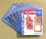 (10) Jason Kidd Basketball Cards including Game Worn Jersey Card