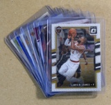 (8) LeBron James Basketball Cards