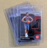 (5) Game Worn Jersey Basketball Cards