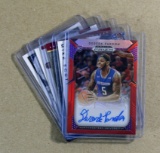 (5) Autographed Basketball Cards