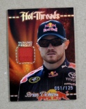 2010 Press Pass Hot Threads Race Used Fire Suit NASCAR Collectors Card #HT-