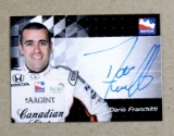 2007 Indy Racing AUTOGRAPHED Collectors Card Dario Franchitti Scottsh Forne