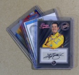 (3) Kyle Busch  NASCAR Collector Cards including Autographed Card