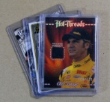 (3) Clint Bowyer NASCAR Collector Cards including A Race Event Used Fire Su