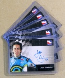 (5) Autographed Indy Car Collector Cards: Scott Sharp-Darren Manning-Ed Car