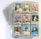 1985 Topps Complete Baseball Card Set (792 Cards) Rookies include: Roger Cl