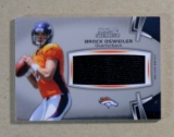 2012 Bowman Sterling GAME WORN JERSEY-ROOKIE Football Card #101 Rookie Broc